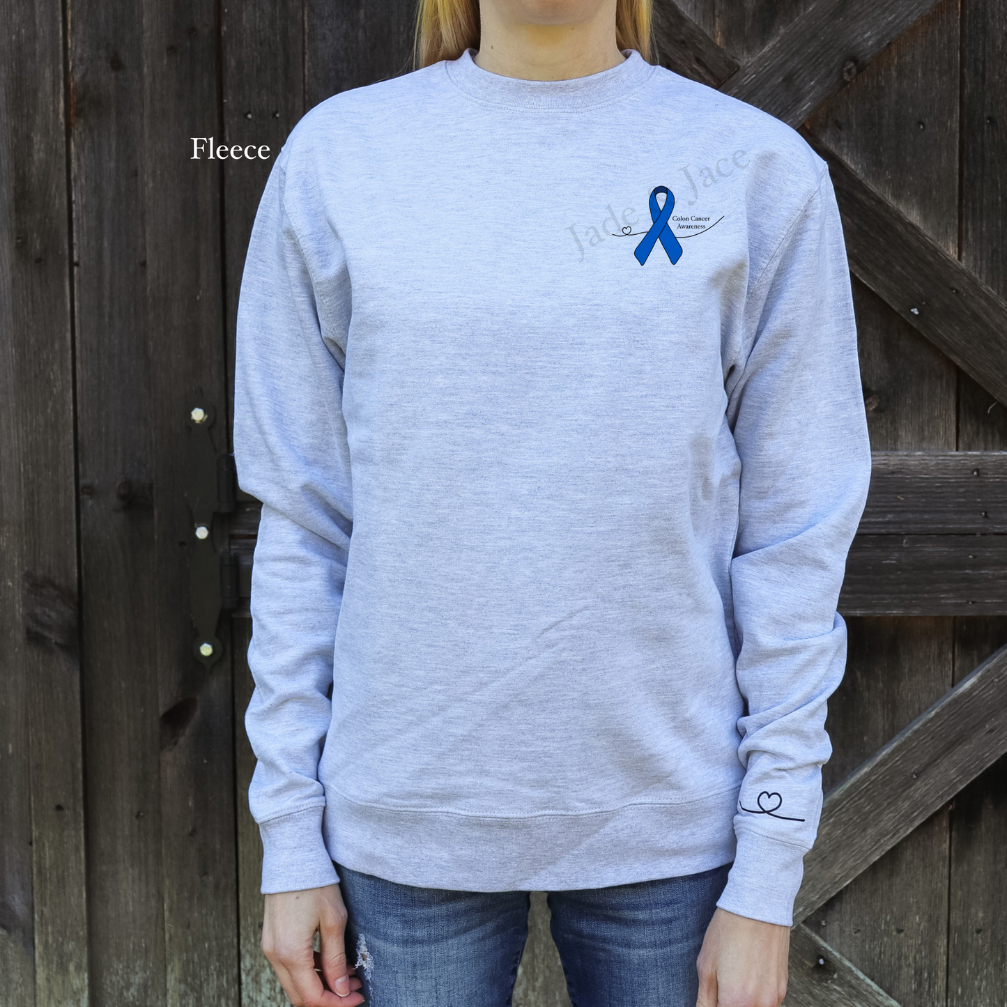 Colon Cancer Awareness Crewneck Sweatshirt