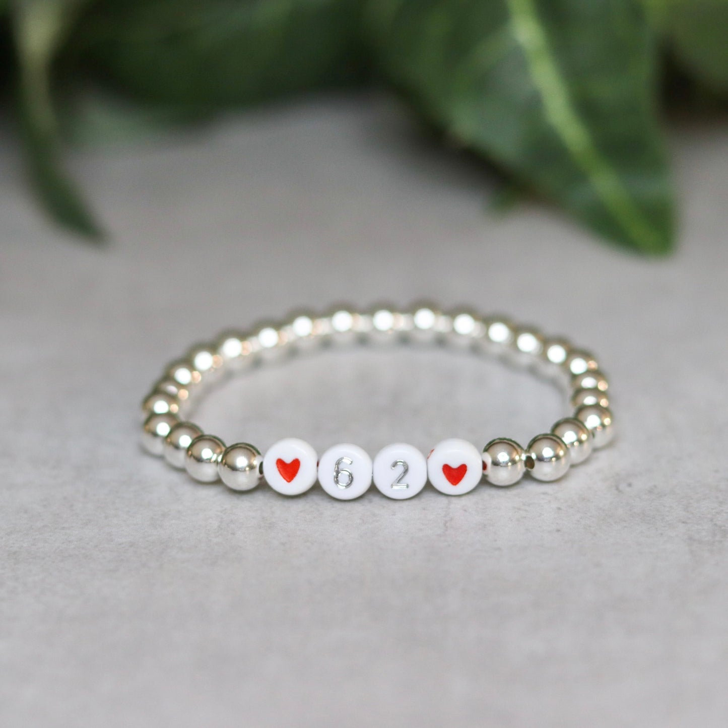 Numbers Game Day Dainty Bracelet