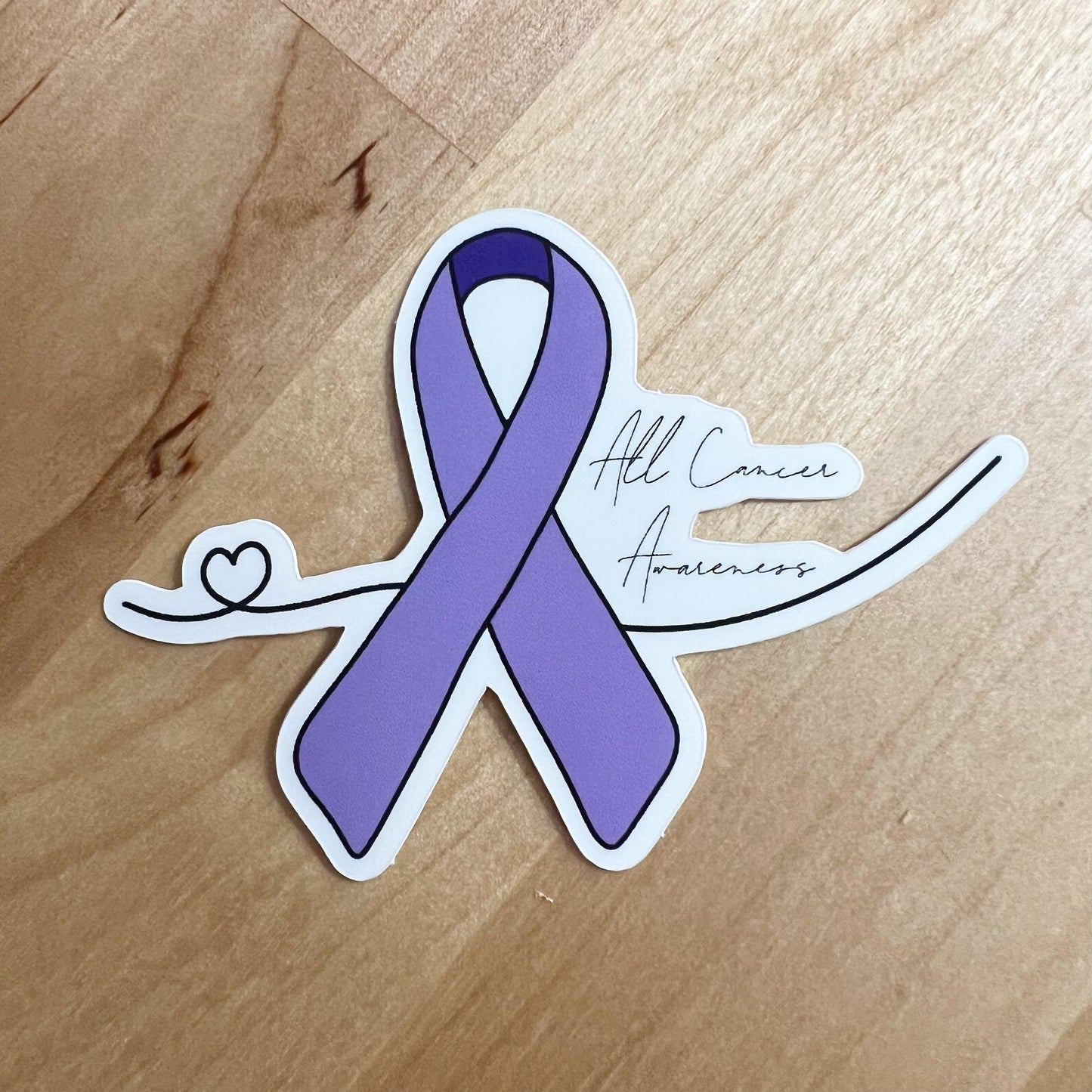 All Cancer Awareness Sticker