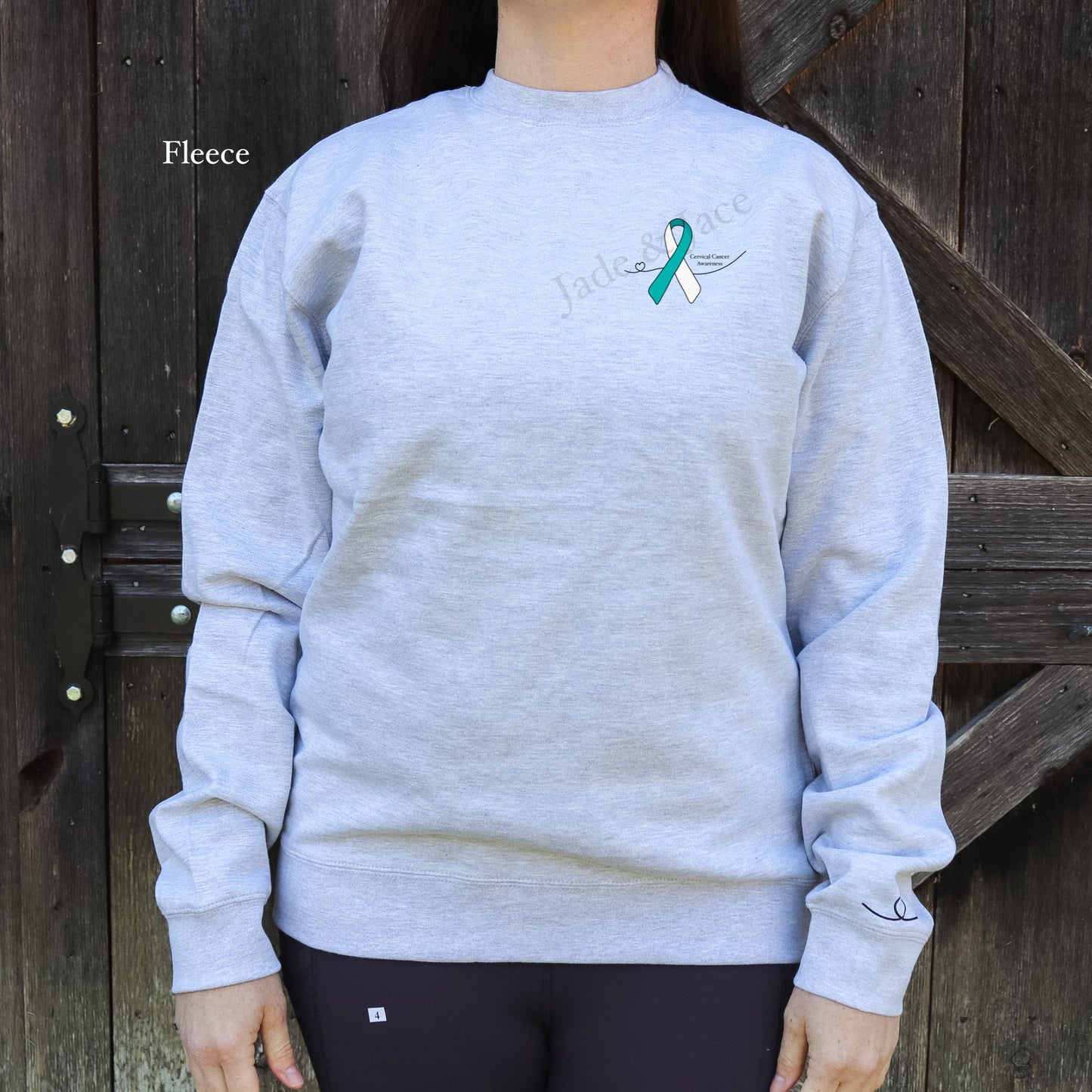 Cervical Cancer Awareness Crewneck Sweatshirt