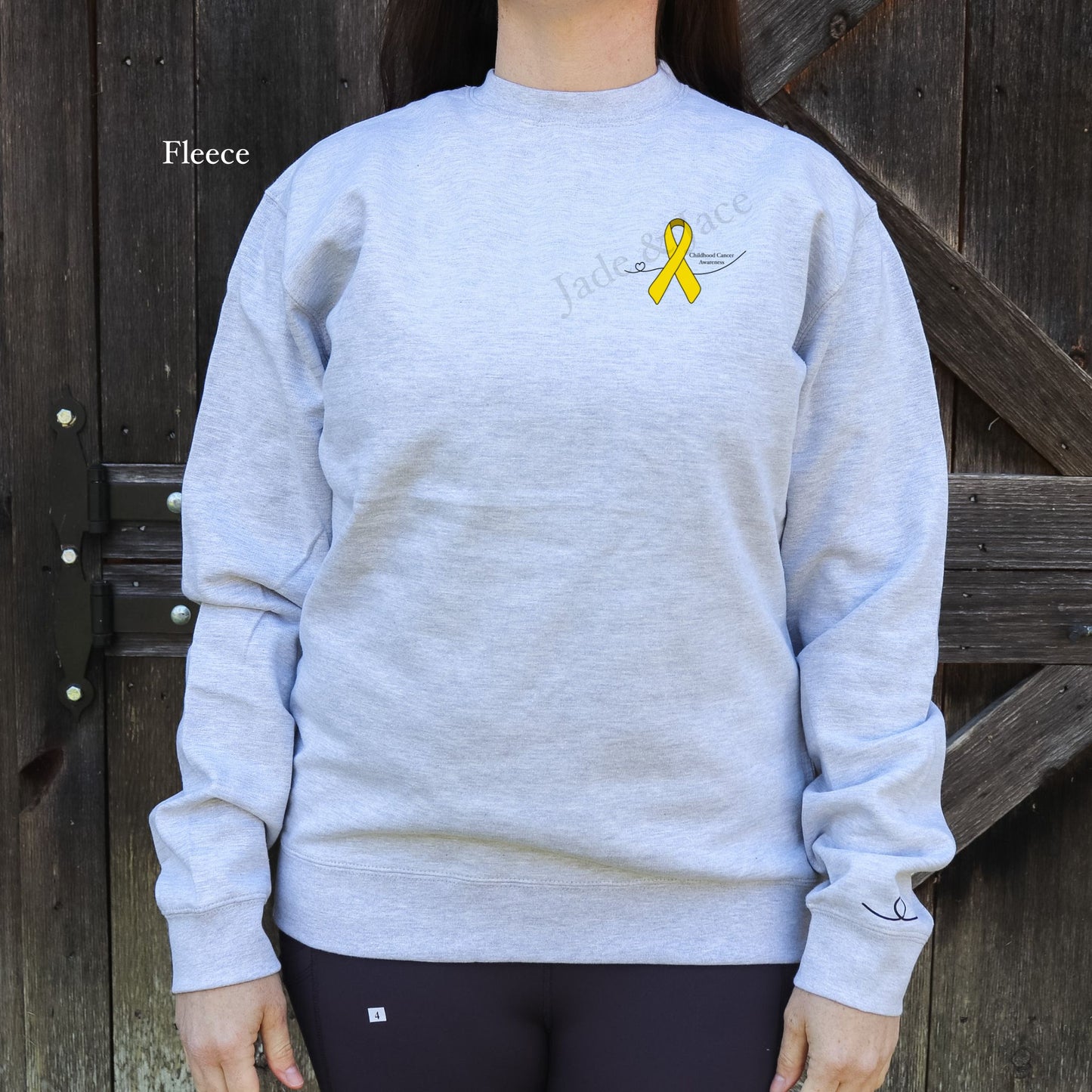 Childhood Cancer Awareness Crewneck Sweatshirt