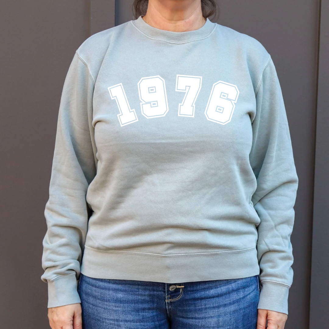 Varsity Birthday Crewneck Sweatshirt