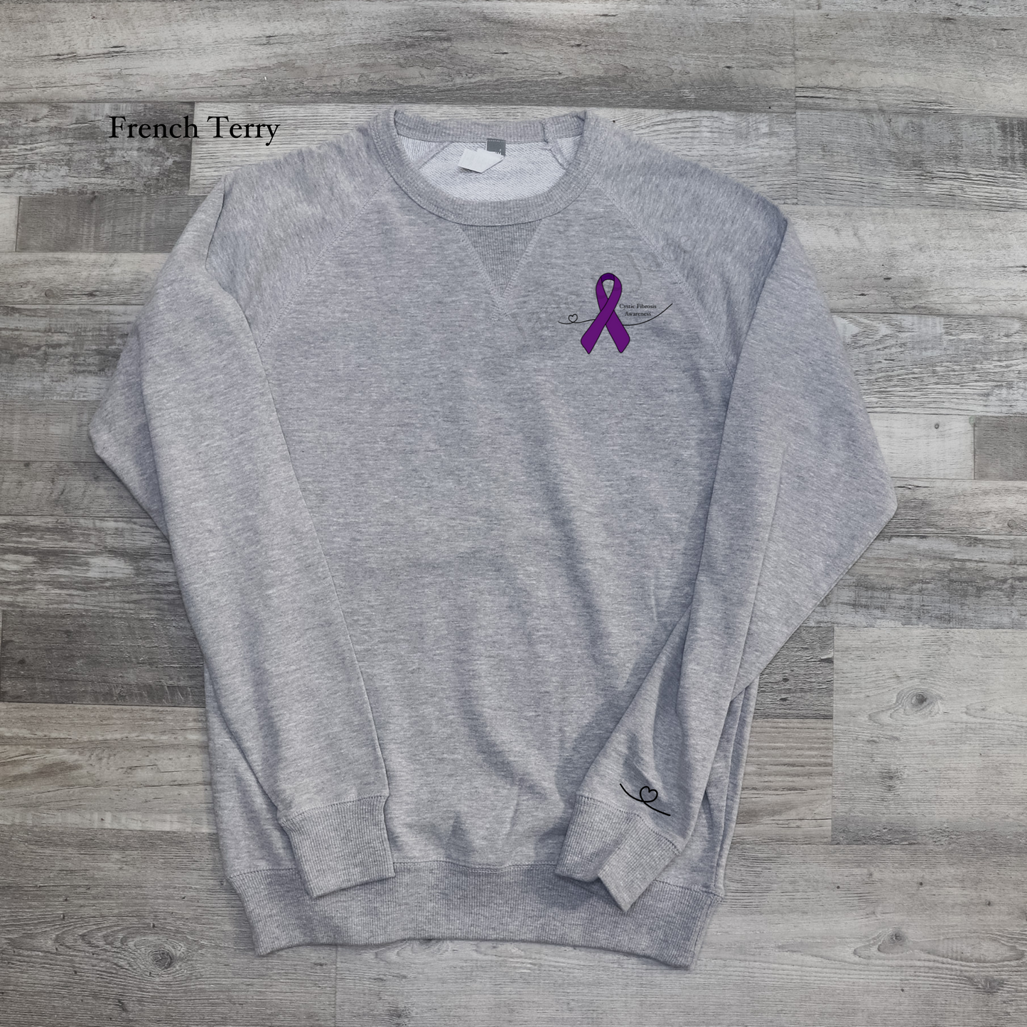 Cystic Fibrosis Awareness Crewneck Sweatshirt