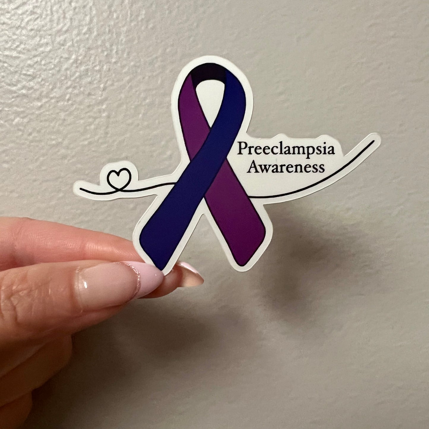 Preeclampsia Awareness Sticker