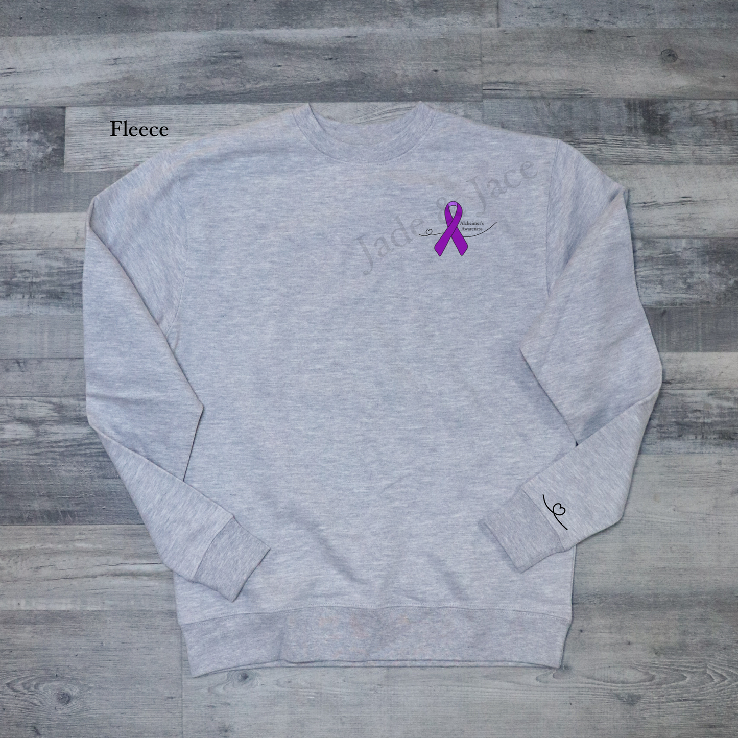 Alzheimer Awareness Crewneck Sweatshirt