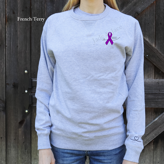 Alzheimer  Awareness Crewneck Sweatshirt