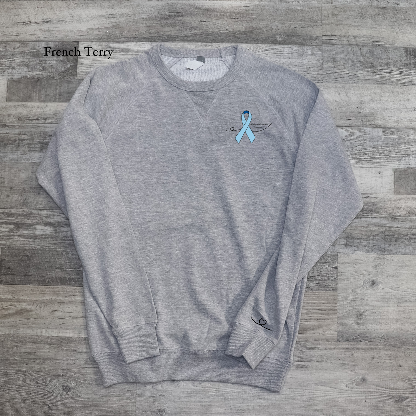Addison’s Disease Awareness Crewneck Sweatshirt
