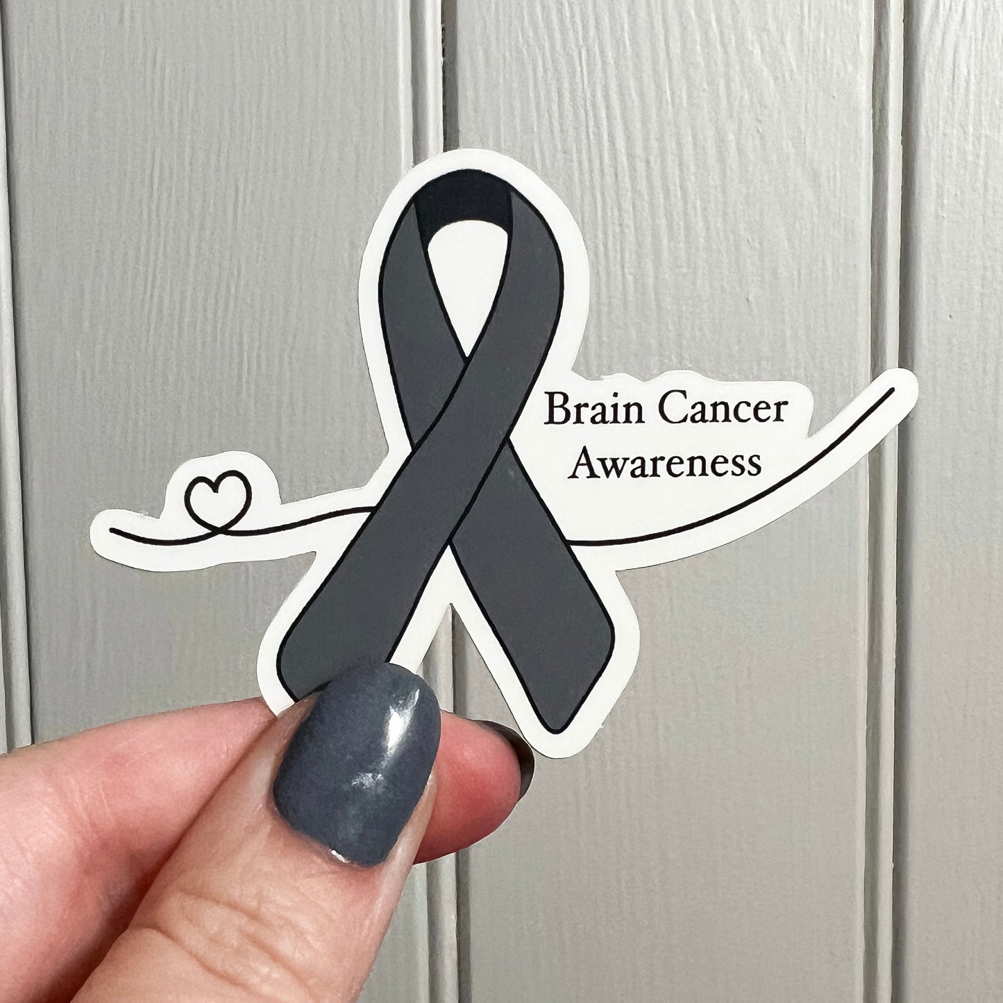 Brain Cancer Awareness Sticker
