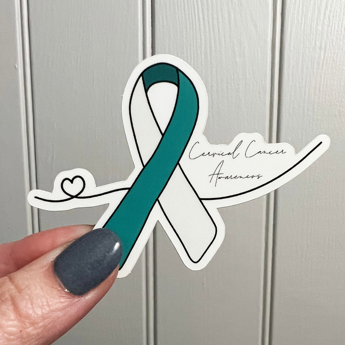 Cervical Cancer Awareness Sticker