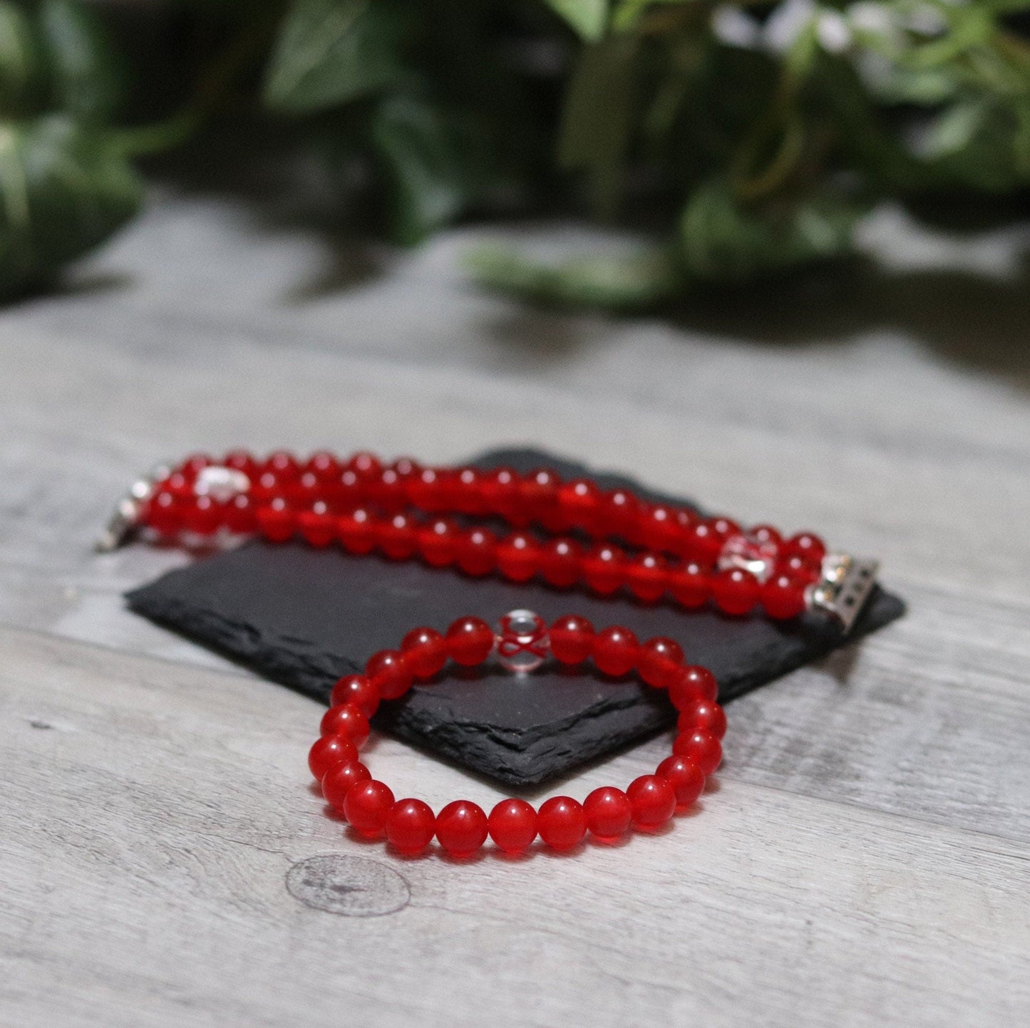 Red Ribbon Bracelet