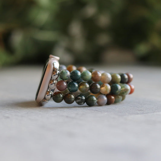 Indian Agate Watchband