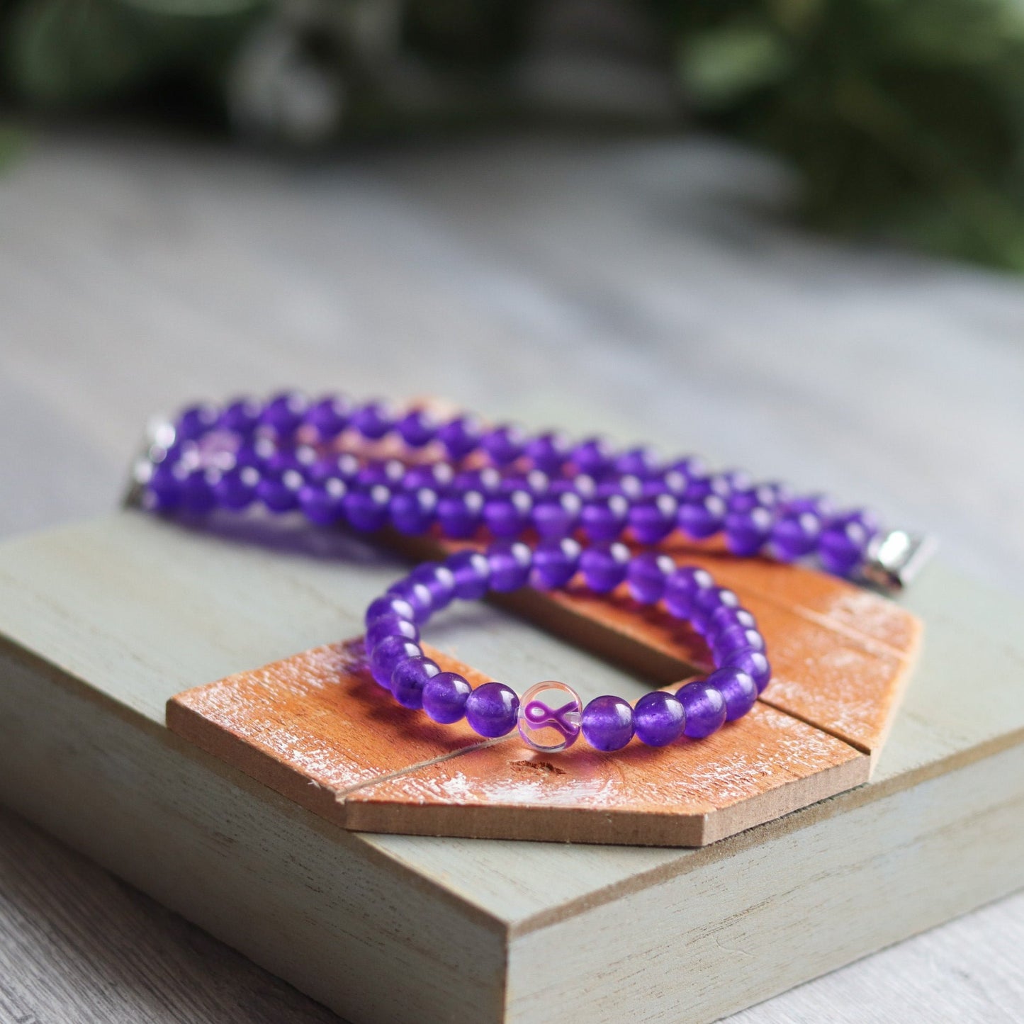 Purple Ribbon Watchband